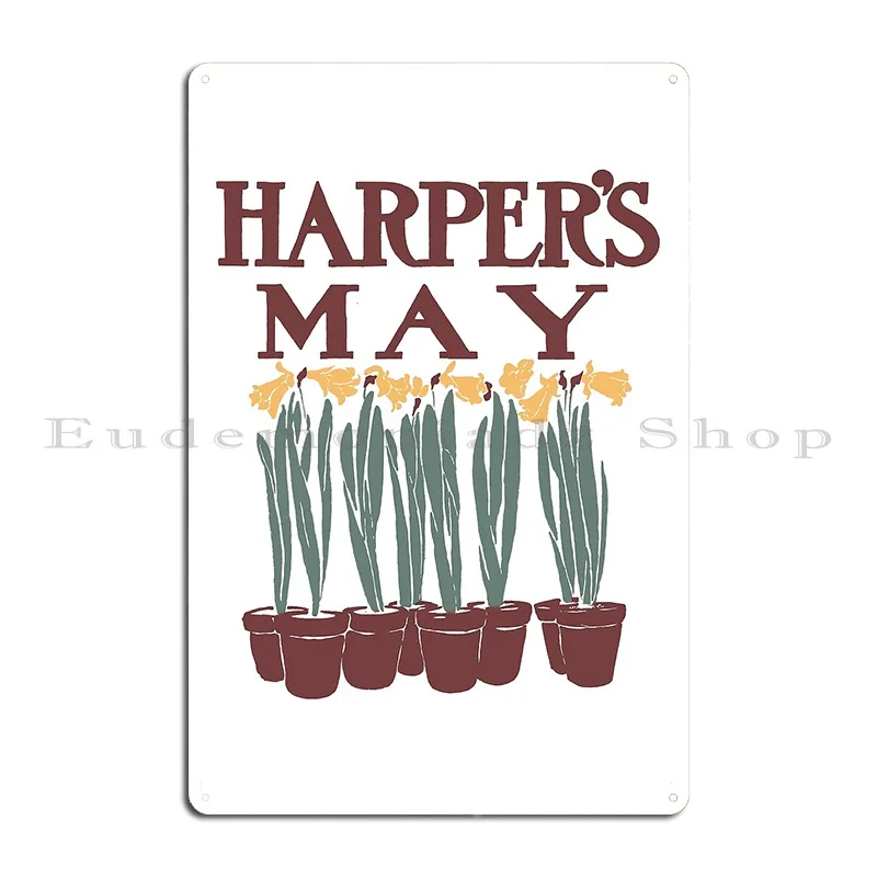 Harper S May Cover Metal Signs Pub Custom Club Designing Party Tin Sign Poster