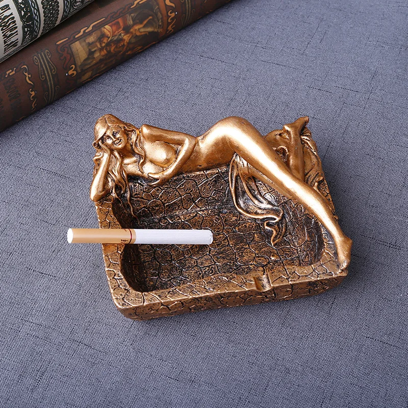 Sexy Long Leg Beauty Resin Ashtray Creative Home Decor Hotel Living Room Exhibition Gift Ashtray