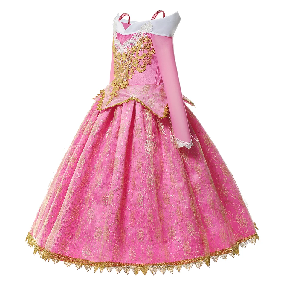 2025 nueva Bella Durmiente vestido de princesa Aurora de Disney vestido de princesa para fiesta de carnaval vestido de actuación de baile de princesa Aurora