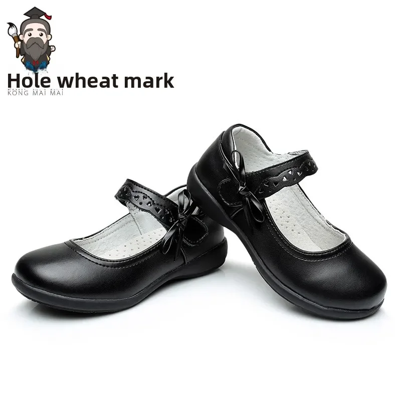 

Student Simple Dress Shoes Fashionable Children's Leather Shoes Girls Performance Dance Shoes Kids Soft-soled Princess All-match