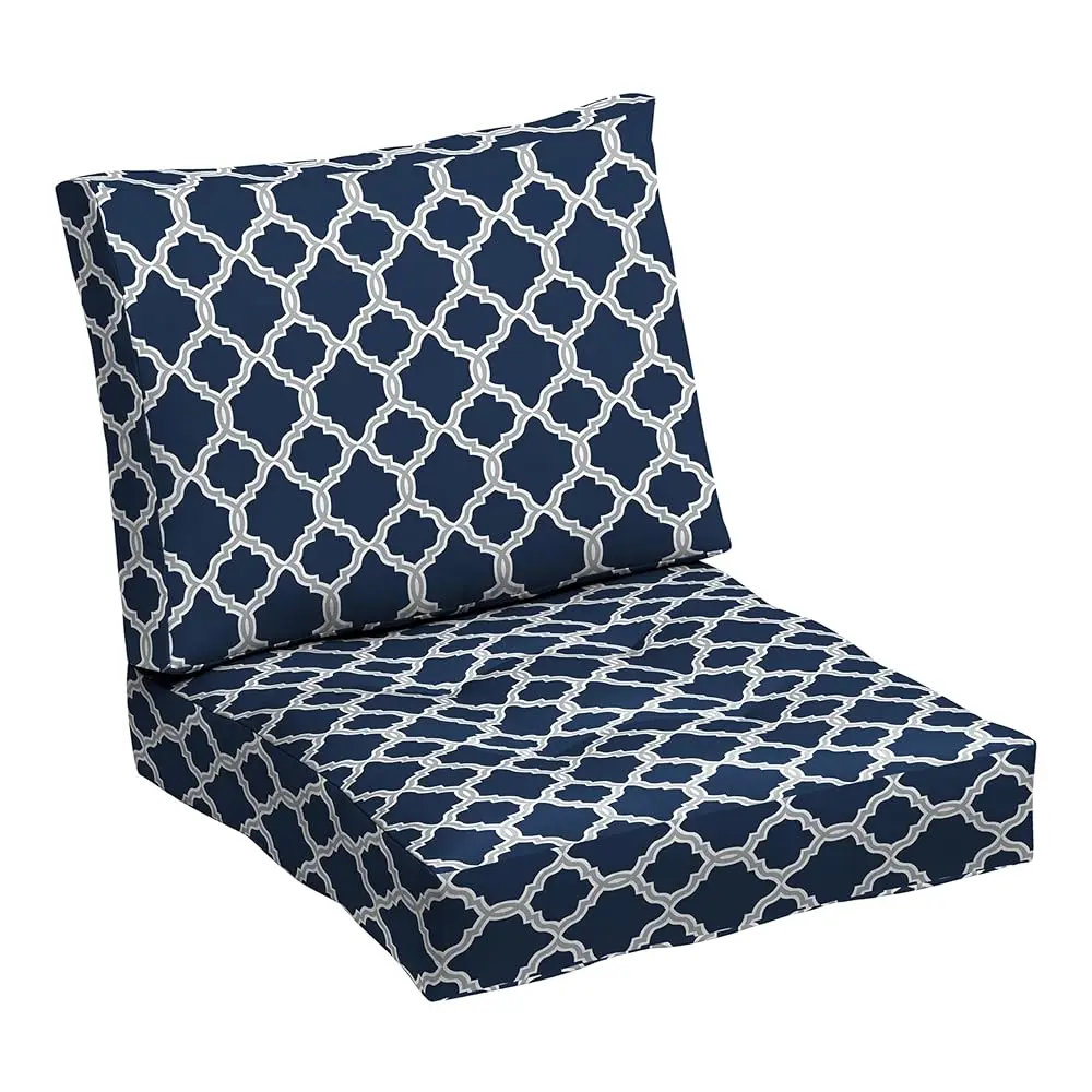 

Arden Earthfiber Tufted Blowfill Deep Seat Set, 24 X 24, Rain-Proof, Fade Resistant, Deep Seat Bottom And Ba Cushion For Chair,
