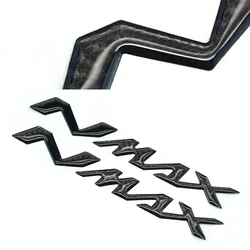 For Yamaha NMAX N MAX N-MAX 155 250 400 125 waterproof Motorcycle 3D Carbon Fiber Epoxy Stickers Decals N-MAX Logo Applique