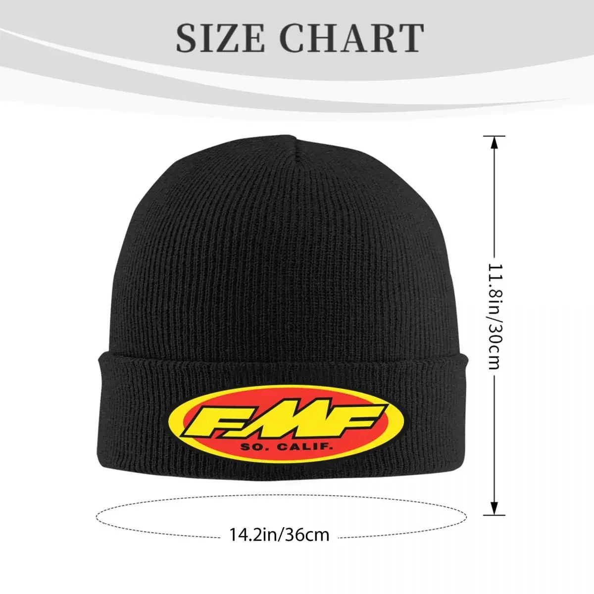 Fmf Racing Exhaust Knitted Bonnet Caps 100% Cotton Fashion Keep Warm Hats