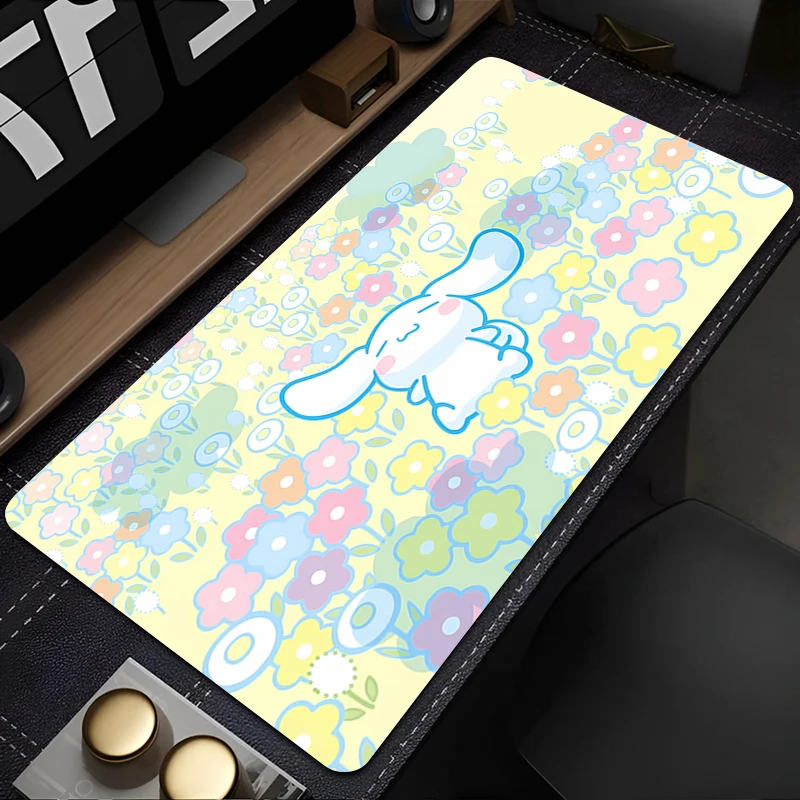 Mouse pad Large game player computer keyboard pad desk pad anti-slip cartoon table pad PC carpet Cinnamoroll Mousepad Kawaii XXL