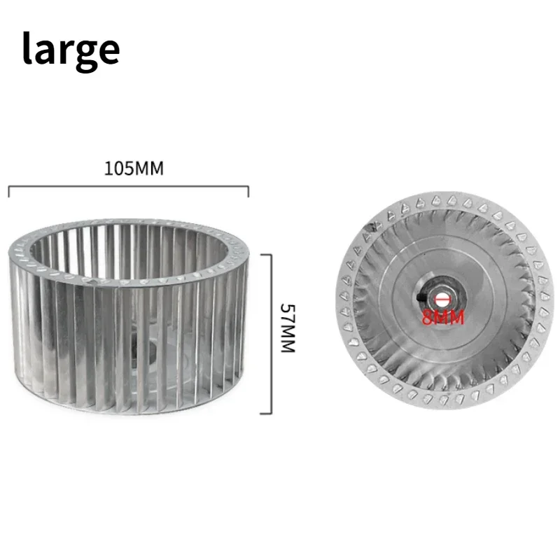 عجلة منفاخ للحمام سخان مياه الألومنيوم المكره مجفف كهربائي مروحة العادم عجلة الرياح 105*48 مللي متر/105*57 مللي متر
