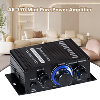 Diymore AK-170 USB SD BT.C FM AUX Audio Power Amplifier 400W+400W 2.0 CH HiFi Stereo AMP Speaker signal input