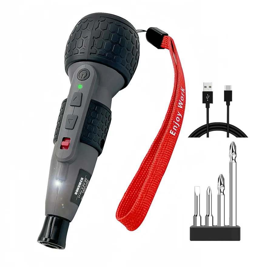 Mini Electric Screwdriver, Household Handheld Rechargeable Lithium Battery Multifunctional Electric Drill Maintenance Tool