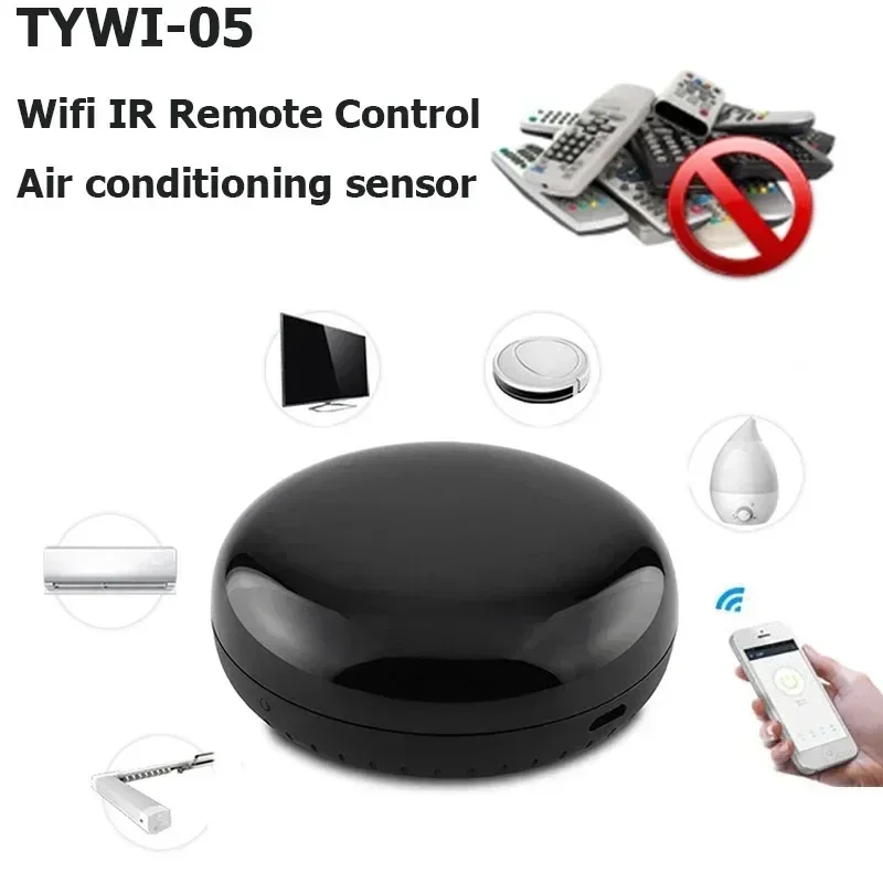 Tuya Smart IR Telecomando IR Remoto Wifi Smart Life Controllo universale fai-da-te Sostituisci TV DVD Remoto Funziona con Alexa Google Hom