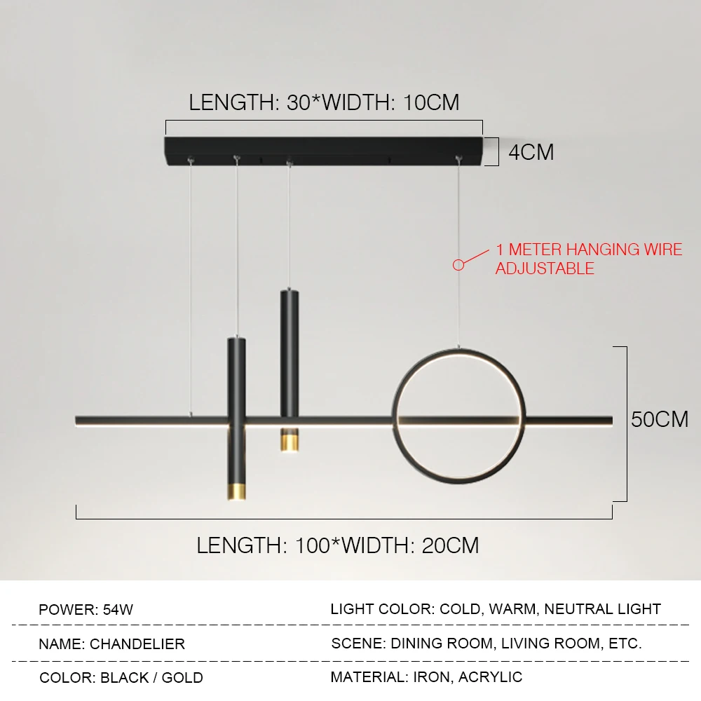 Imagem -04 - Modern Led Lâmpada Pingente Cozinha Sala de Jantar Led Lustre para Casa Decoração Teto Spotlight Pingente Iluminação Fixture