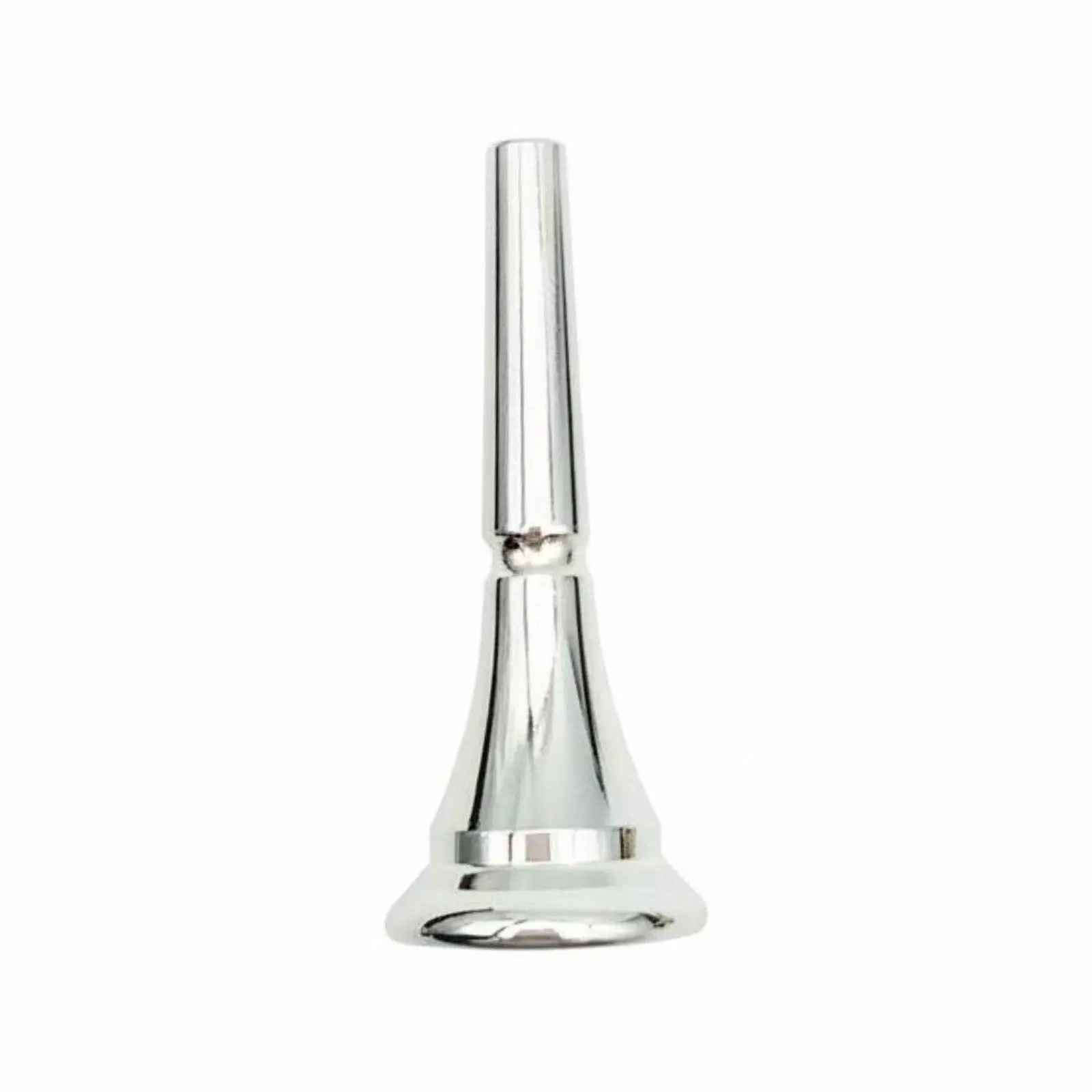 Brass Horn Mouthpiece Comfortable Elegant Finish Metal Sound Component Brass Instrument Parts for French Horn Musicians