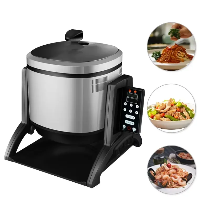 GT5 32 Automatic Drum Cooking Machine Intelligent Stir Fryer Professional Kitchen Equipment for Restaurant Commercial Use