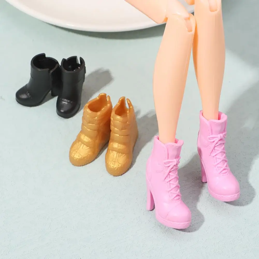 Zapatos transparentes de muñeca para niñas – Set multijuego moda - imagen 4