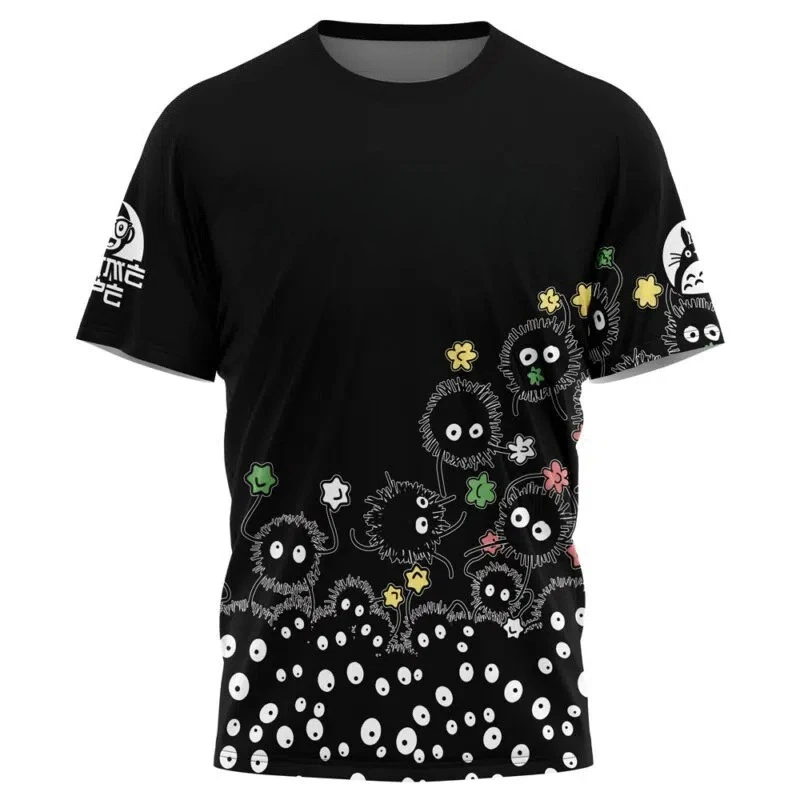 

Soot Elves 3 D Printing Render Quick-drying Fabric Coat T-shirt Unlined Upper Garment of Male and Female Adult Children