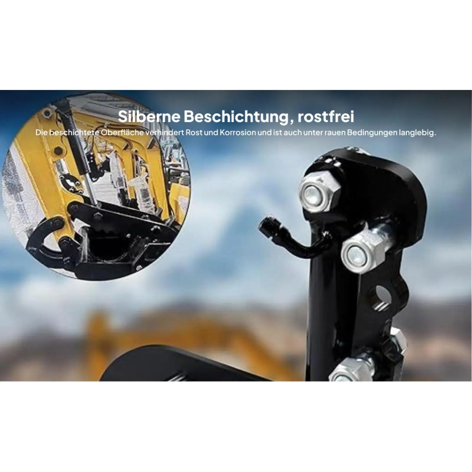 2x Pinos de escavadeiras Acessórios Fácil instalação Peças sobressalentes Ancinho profissional