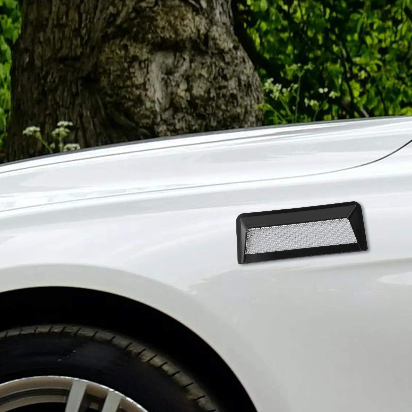 

Automotive Exterior Parts Car Front Hood Decal Sticker Abs Scoops Engine Vents Decoration