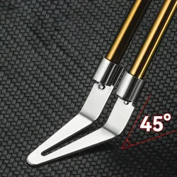 Cabeças lisas para reparo de soldagem, 3/5 peças, para ferramenta de soldagem de plástico, ferro de reparo, cabeça lisa 50mm x 20mm x 5mm para tubos de plástico pp