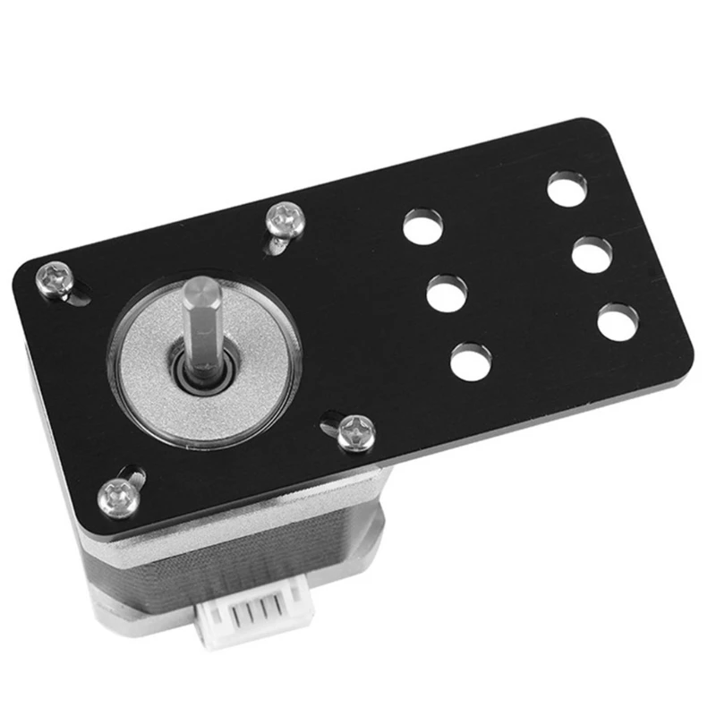 nema17 Stepper Motor Mount Plate Aluminum Alloy Motor Holder Fixed Seat for nema17 Stepper Motor 3D Printer Parts