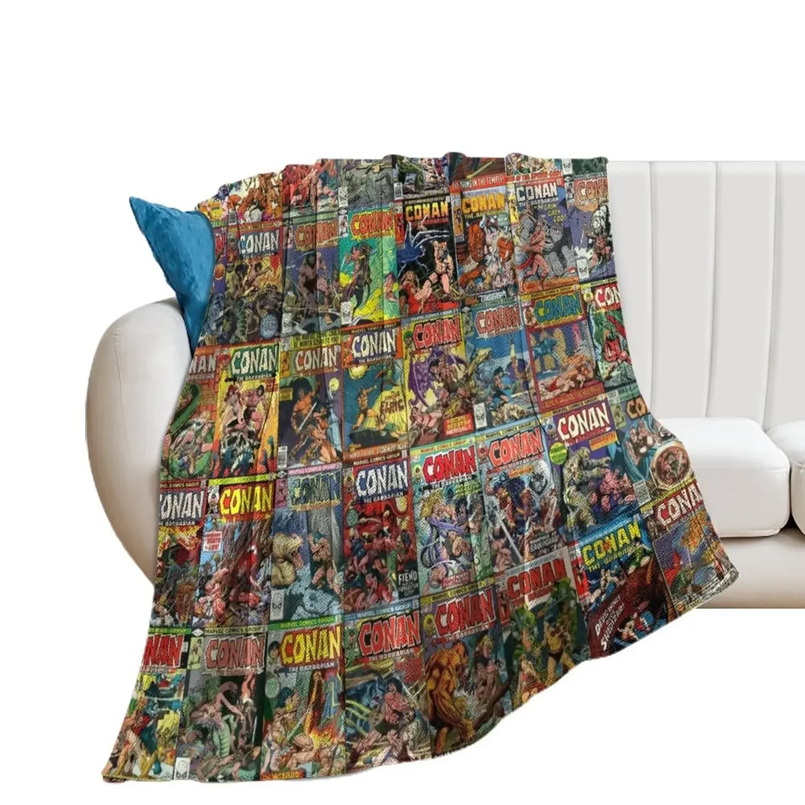 Conan the Barbarian Throw Blanket Bed covers Giant Sofa Blankets