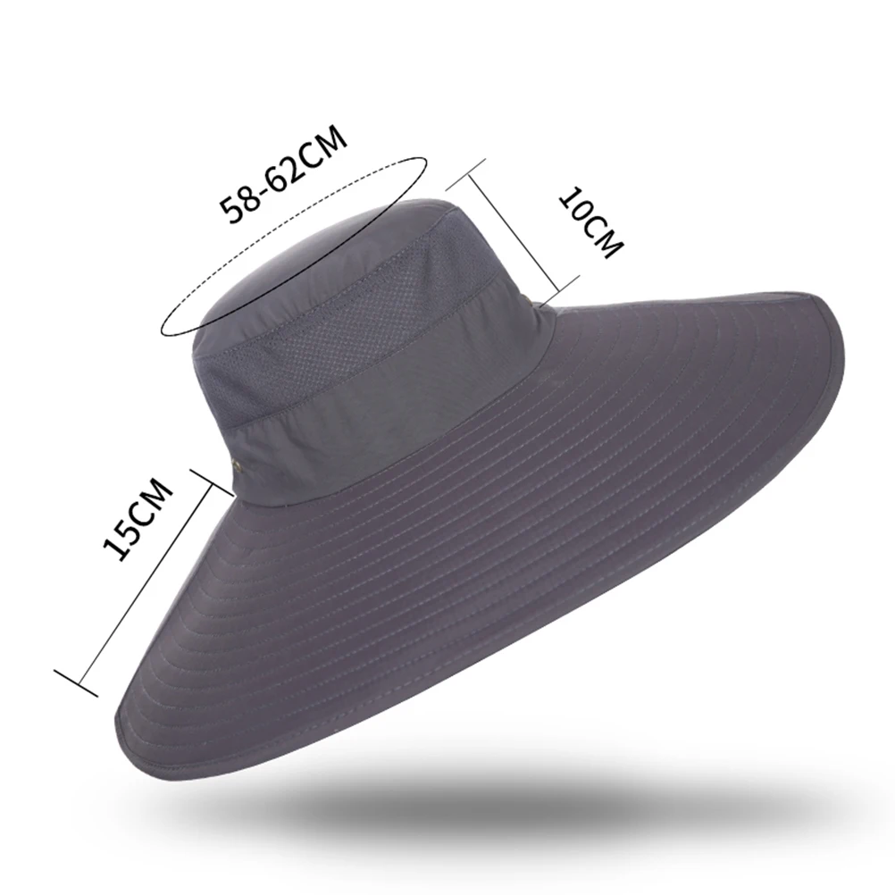 

Fisherman Hat Sunshade Cap Lightweight Breathable Quick Drying Outdoor Activities Fishing Hunting Camping Golf Tennis Adjustable