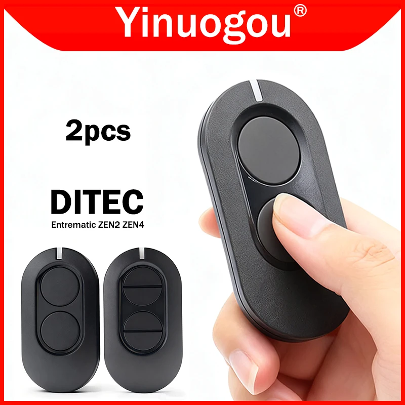 DITEC Remote Control Entrematic ZEN2 ZEN4 ZEN2W ZEN4W GOL4 BIXLG4 BIXLP2 BIXLS2 Garage / Gate Remote Control 433MHz Rolling Code
