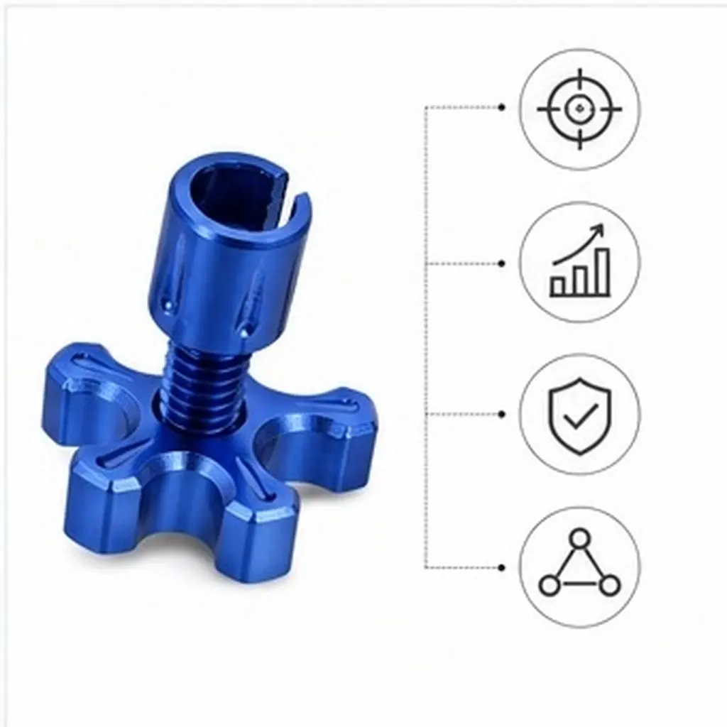 Motorcycle Clutch Adjustment Screw Aluminum Alloy Precise Control Smooth Shifting Clutch Adjuster Screw Brake Cable Adjuster