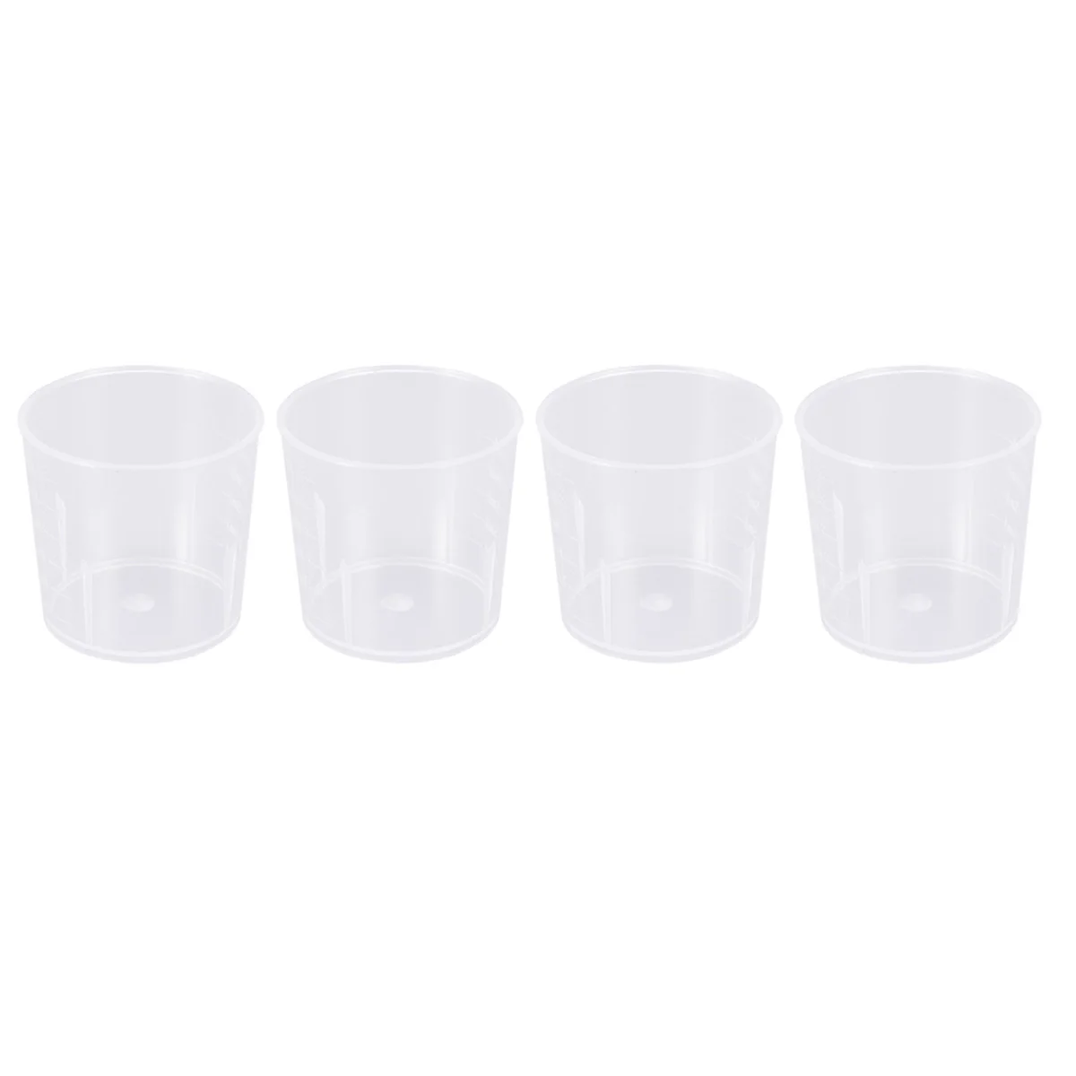 

60 Pcs Measuring Cup Accurate Cups Clear Graduated Beakers Tools Molded Graduation Marks