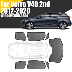 Custom Magnetic Car Window Sunshade For Volvo V40 2nd 2013 - 2020 Curtain Mesh Front Windshield 2014 2015 2016 2017 2018 2019