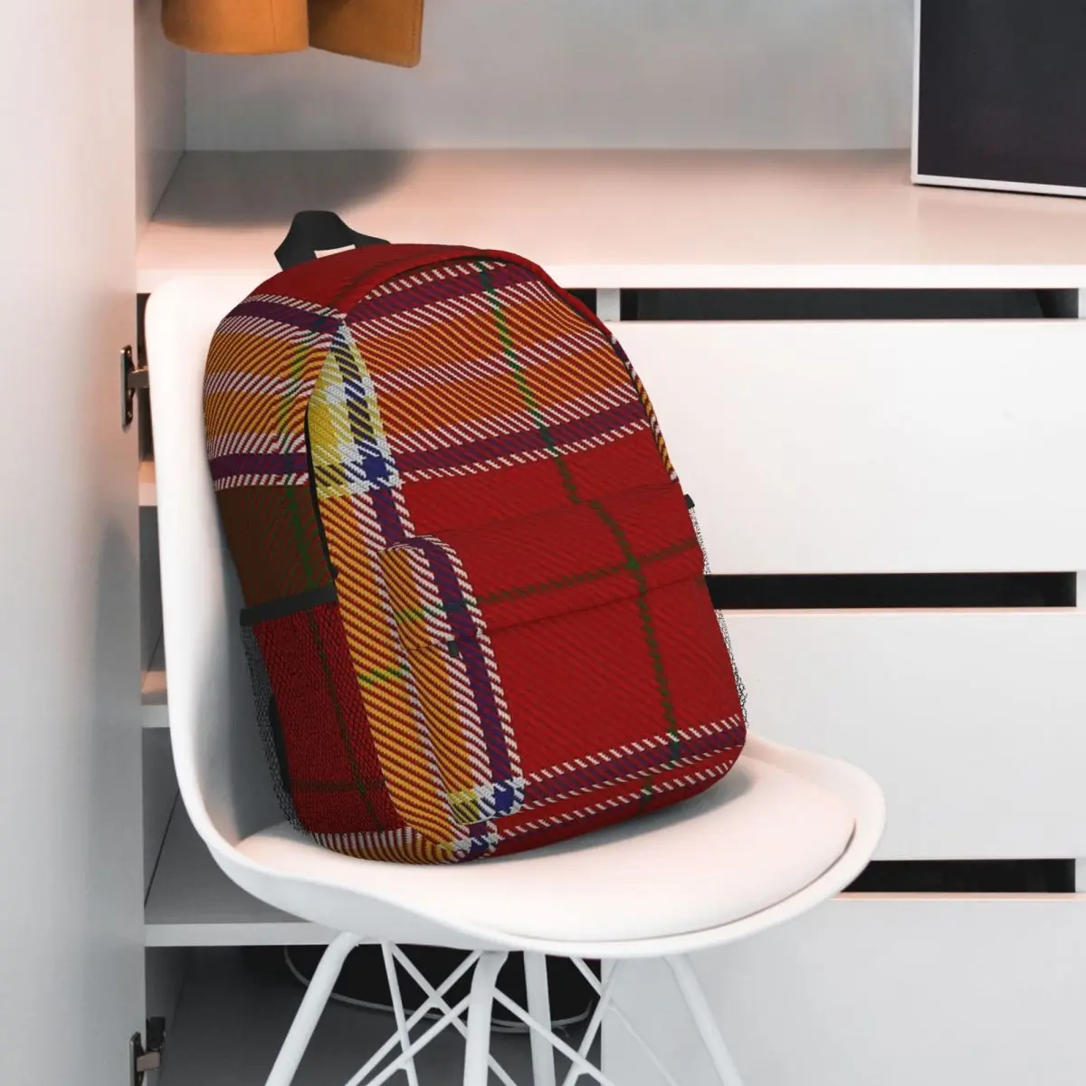 Clan Gibson Tartan Backpack Hot Sale Daypack Large Capacity Boys Girls BookBag Shoulder Bags for Men Women School Bag