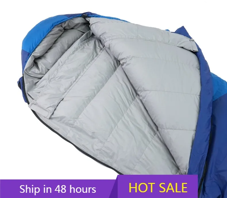 

YTYIN Nature Hike Outdoor Camping Customized 90% Duck Down Lightweight Sleeping Bag Waterproof Hiking Sleeping Bag