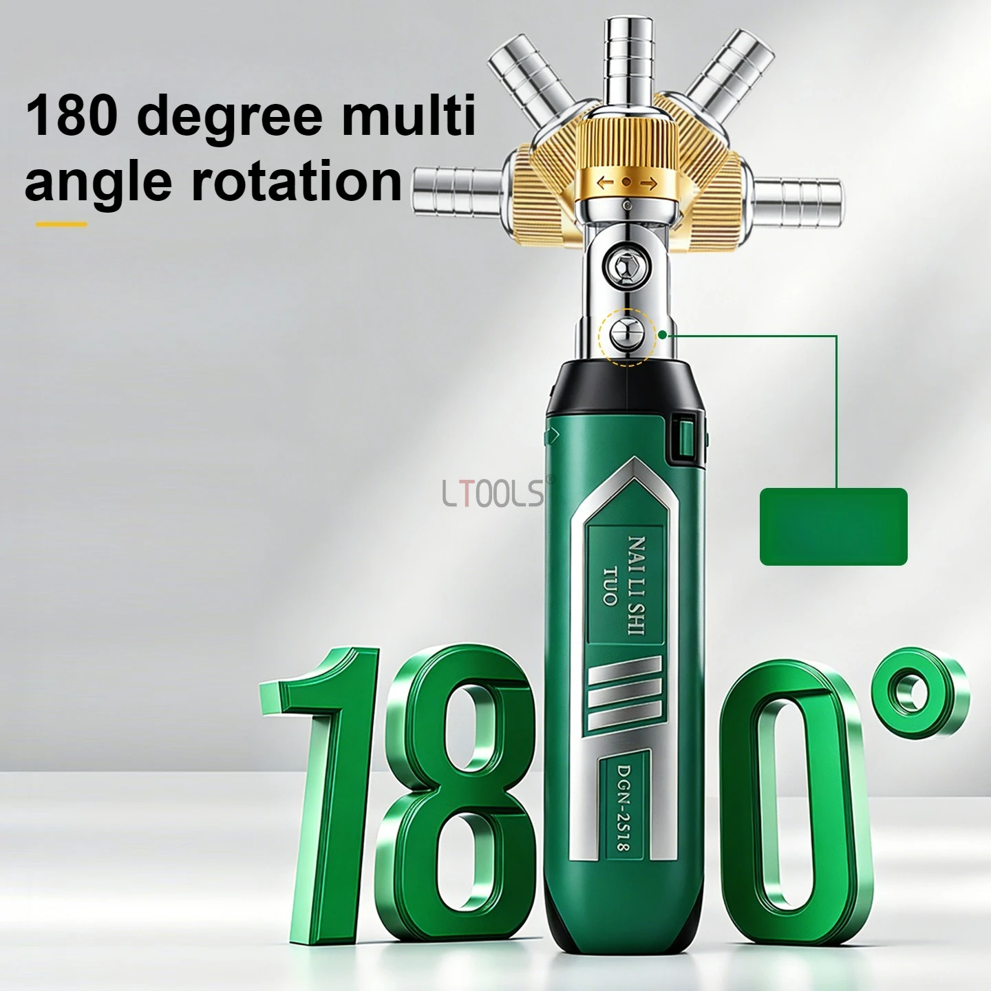 Ratchet Screwdriver High Hardness Multifunctional Industrial Grade 14 in One Small Space 180 Degree Multi Angle Rotation Manual