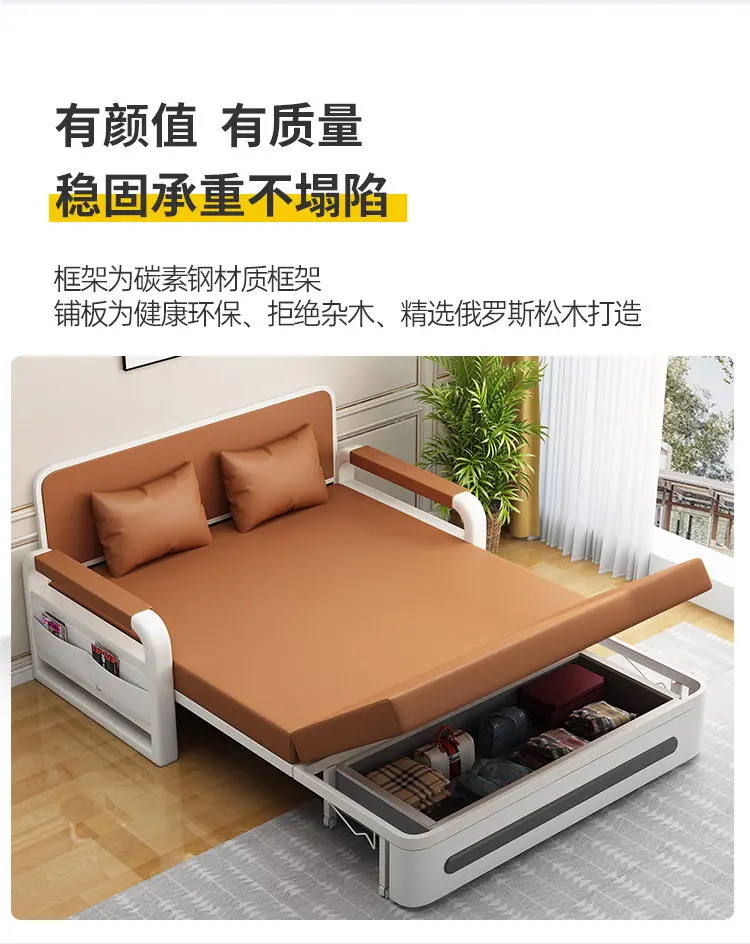

Sofa bed folding dual-purpose 2025 new household small apartment living room balcony package installation multi-functional
