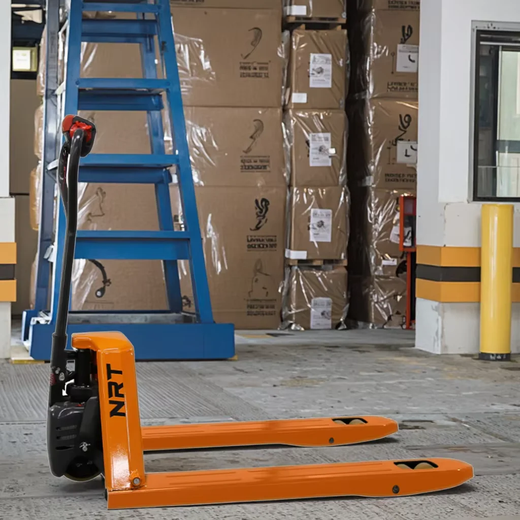 Original new lithium battery 6s quick change small 300mm body 1.5-2 tons powerful electric pallet truck