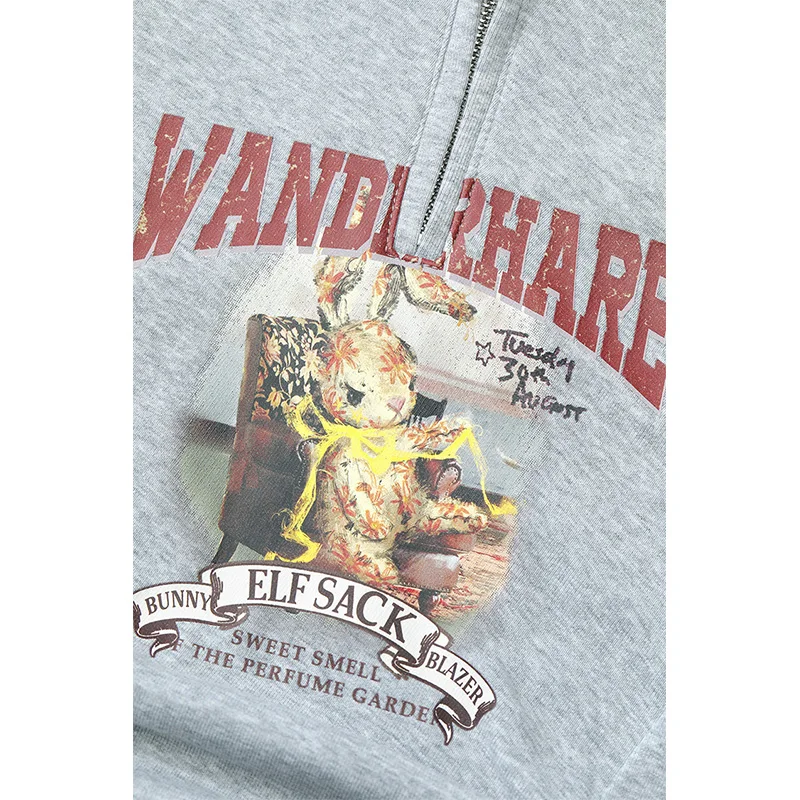 ELFSACK 2025 automne nouveauté décontracté imprimé Raglan taille cravate t-shirt tenue d'été pour femme