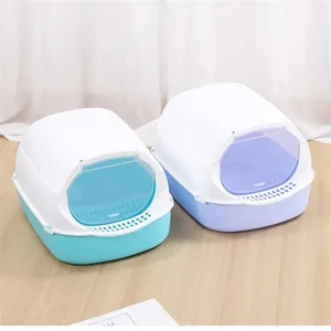 Kitty sandbox cat sandbox semi-fucking splash cat tray cat toilet cleaning basin supplies pet toilet kitten tray bedpan 8 Main Sales Sand Box - №1