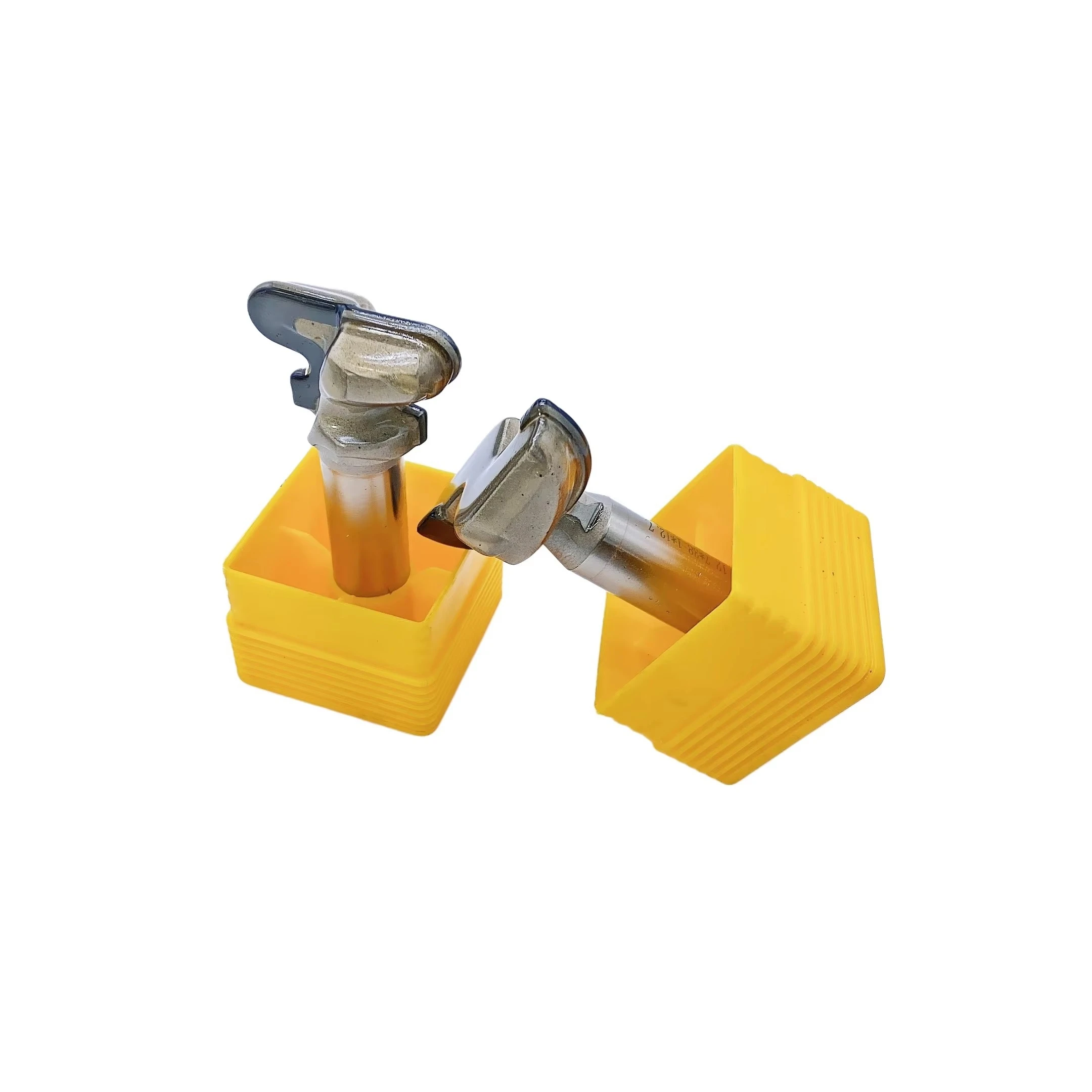 

TUOKE1503 Hot Selling PCD Carving Knife 12MM Shank Cutting Drawer Handle CNC Milling Diamond Double Finger Bit OEM Customizable