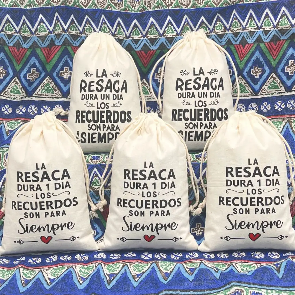 10 قطع من حقيبة المخلوقات الإسبانية ذكريات اليوم القوية هي للأبد حقائب هدايا لحفلات الزفاف وحفلات العزوبية وأعياد الميلاد #5