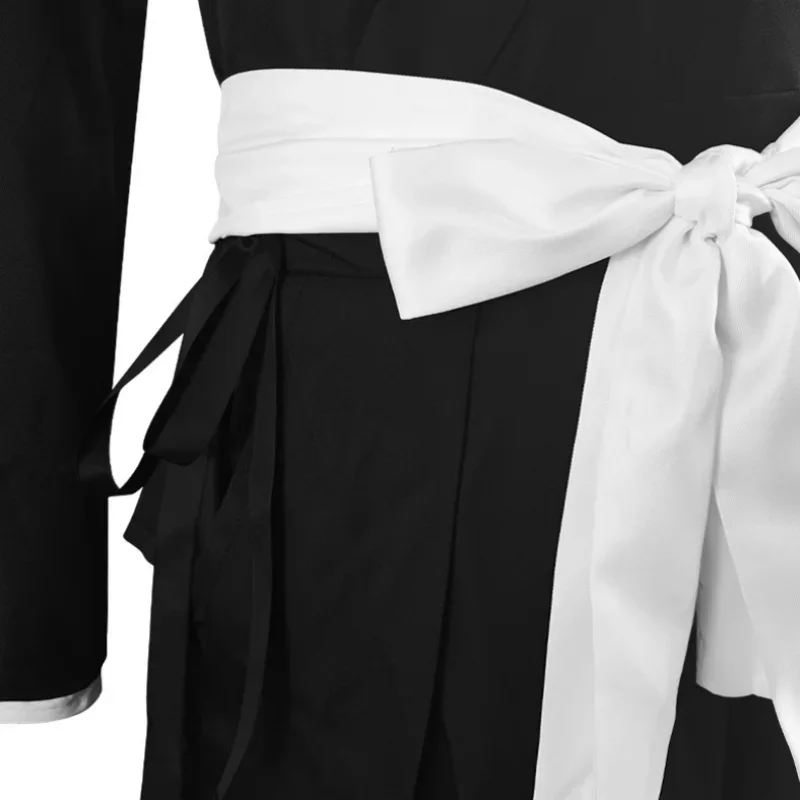 Anime Bleach Abarai Renji Cosplay Costumes Mens Japanese Kimono Set Thousand-Year Blood War Vice Captain of Team Six Uniform