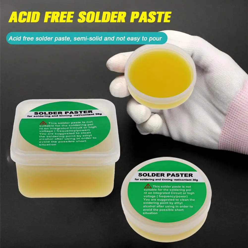 

30g/50g Rosin Lead-free Environmentally Friendly Soldering Board Circuit Repair Welding Paste Tool Parts Welding Flux Elect W7F2