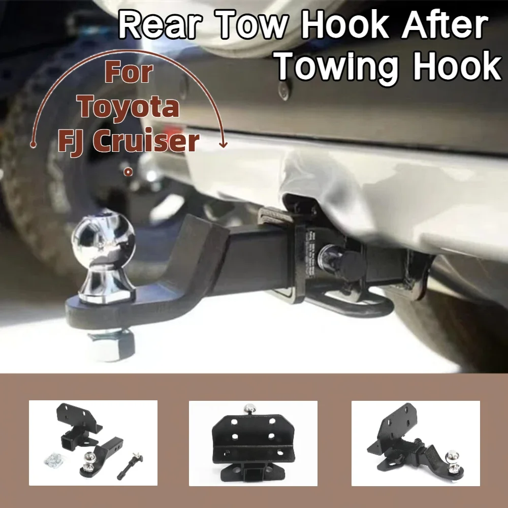 High-Quality New Front and Rear Tow Hook Linker Assembly Tow For Toyota FJ Cruiser Hook Rear Hitch Car Accessories