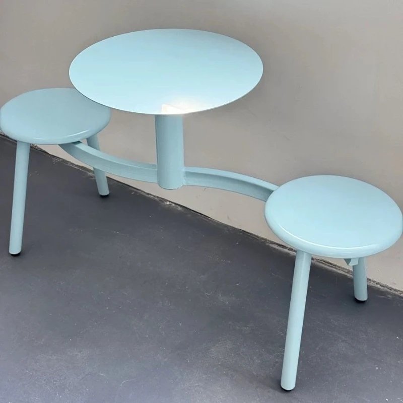 

ins Korea Outdoor Bench Park Bench Milk Tea Coffee Shop Gym Rest Stool Shopping Mall Iron Seat Chair