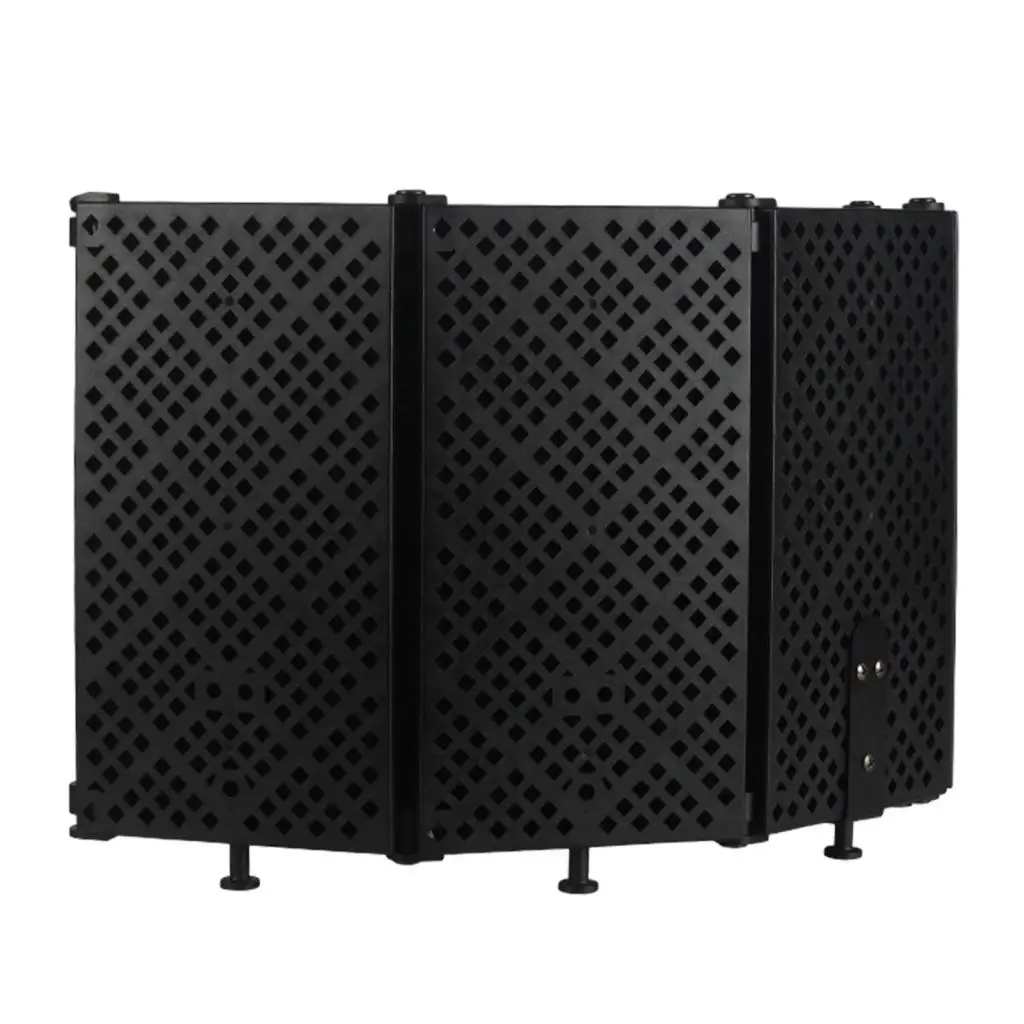 Adjustable Microphone Shield Isolation Screen  Filter Vocal Booth Stand Mount Professional Recording Foam Panel Pop Shield