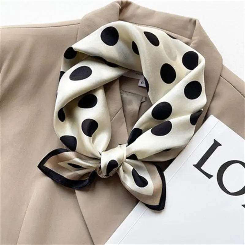 

Fashionable Silk Scarves for Woman 53*53cm Multi-purpose Small Kerchief Spring Summer Sun Protection Neckerchief