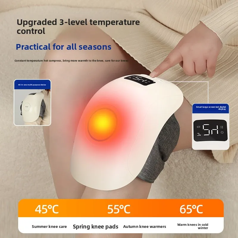 Heated Hot Compress Knee Massage Support Pad Warm Leg Massager For Elderly Joint Comfort