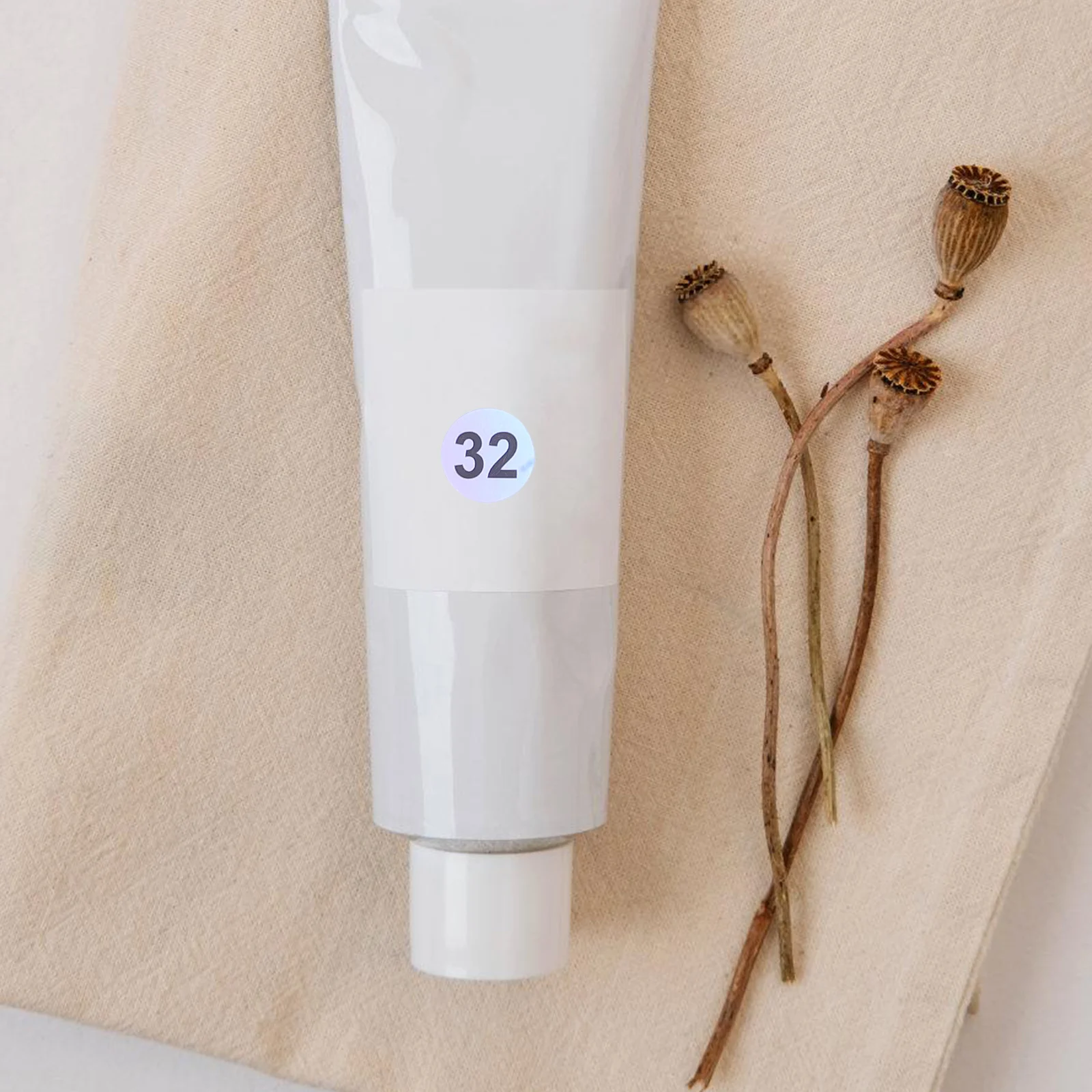 50pcs Round 01-60 Waterproof Number Stickers Self Adhesive Consecutive Labels For File Storage Inventory Outdoor Use Sticky