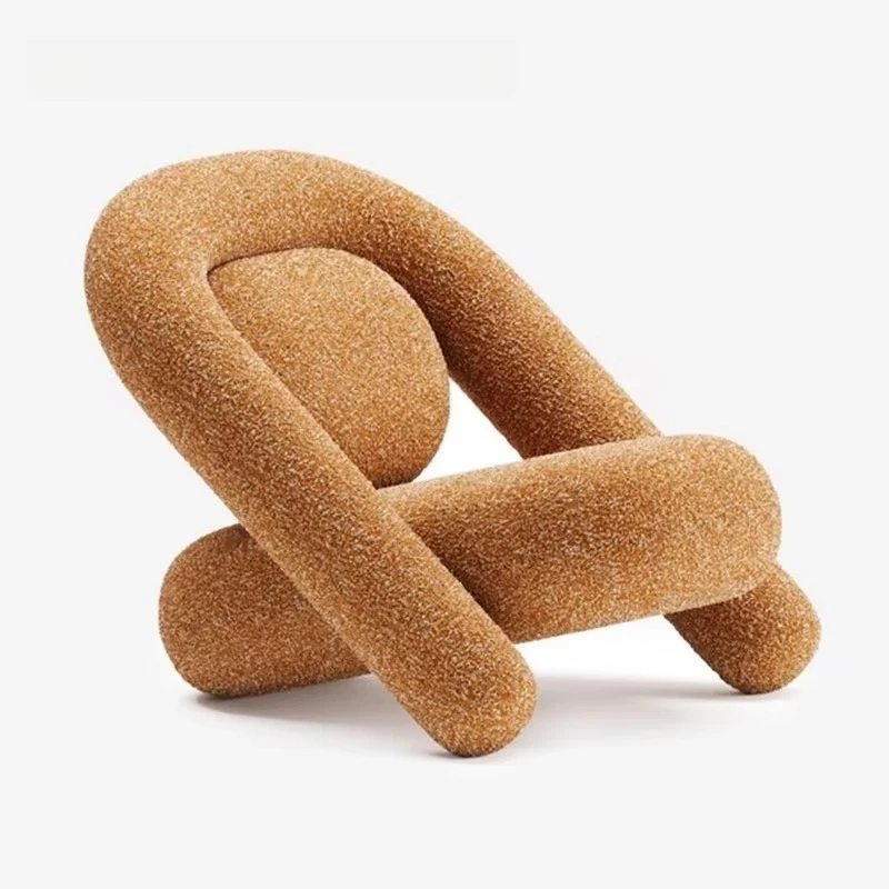 

Modern design single sofa lazy armchair leisure living room wing decorative chair suitable for family, hotel, school use