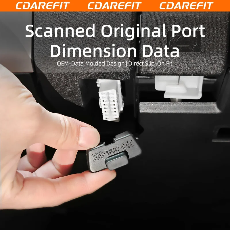 For iCAUR V27 Special OBD Port Protective Cover Dustproof Waterproof Diagnostic Socket Cap Modification Upgrade