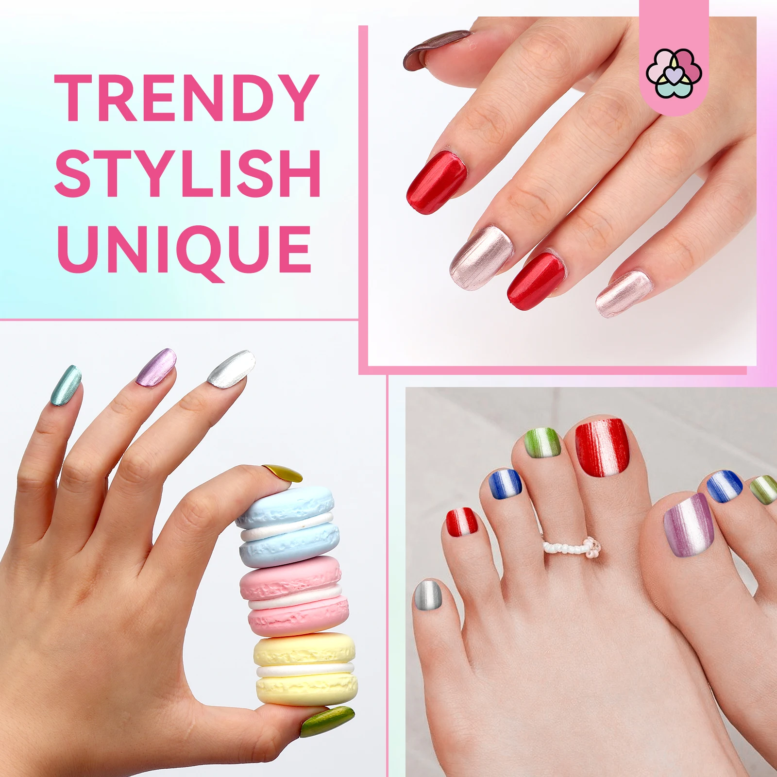 سافيلاند 12 + 2 ألوان كروم طقم طلاء الأظافر مرآة المجسم الفضة الوردي سريعة الجافة كاملة مع قاعدة معطف فوقي لتقوم بها بنفسك مانيكير #6