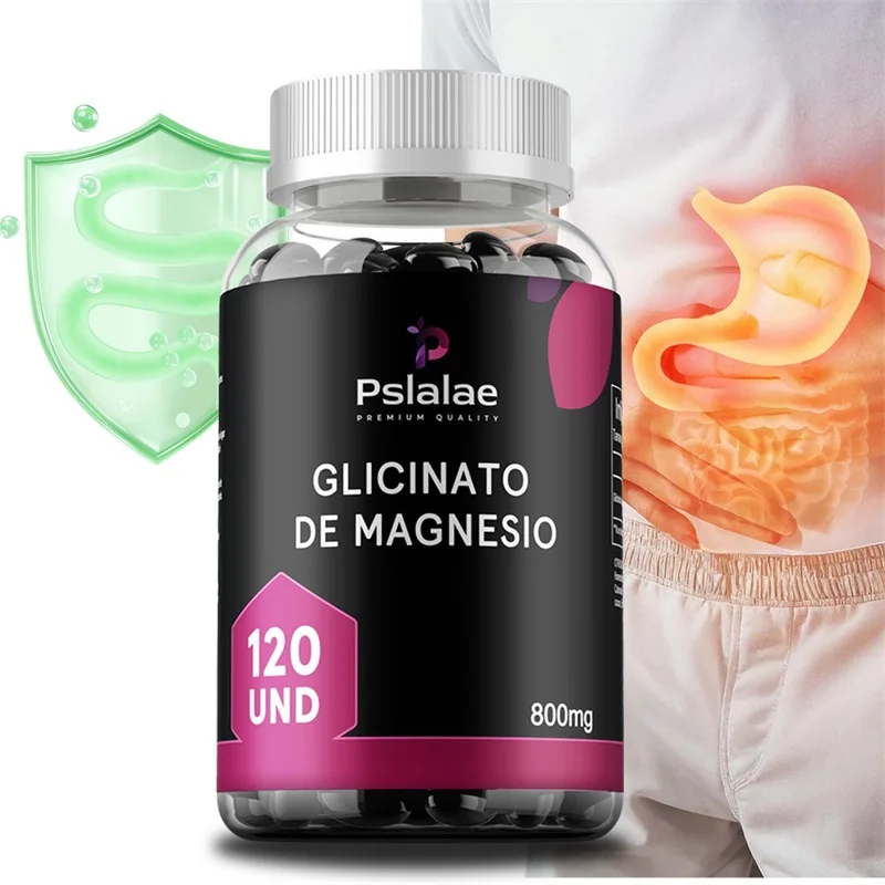 

Magnesium Glycine Supplement - Supports Nerve Health, Sleep, and Muscle Relaxation, and Benefits Heart Health