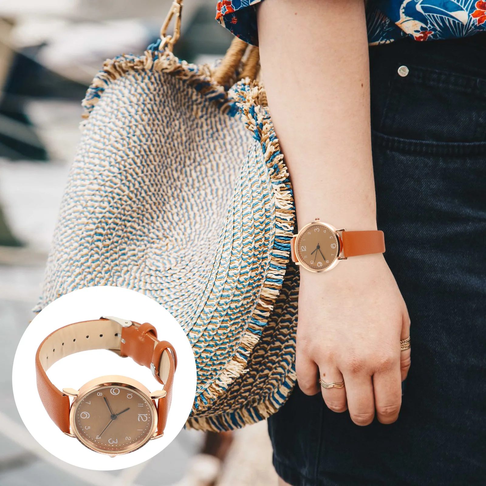 

Fashion Wrist Watch For Women Elegant Strap Alloy Watch Waterproof Wear-Resistant Birthday Gift Exquisite Costume Accessory