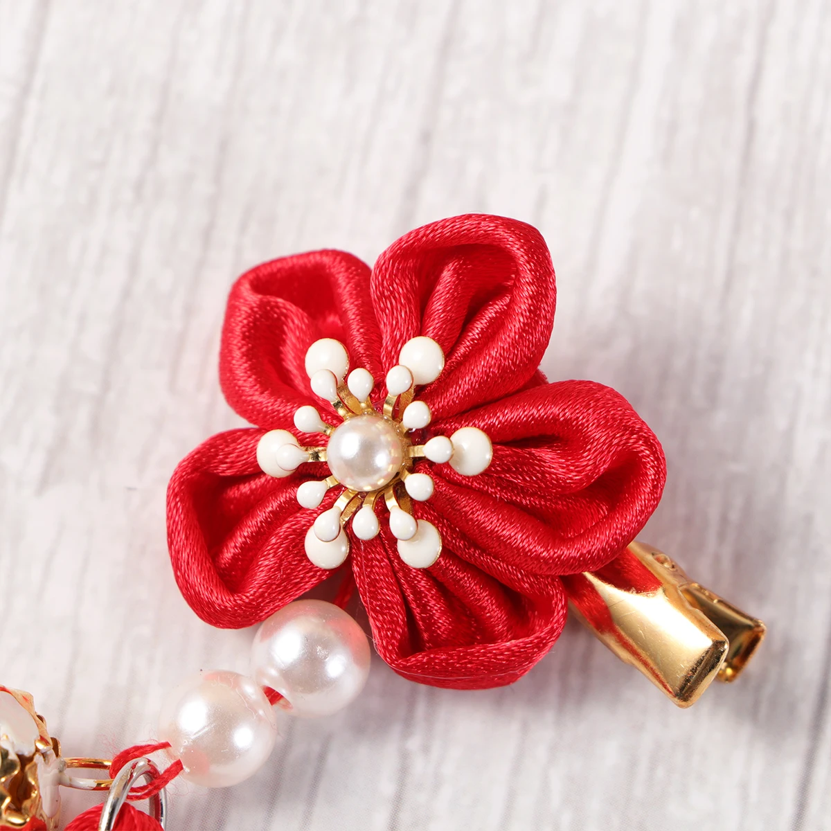

Thick Chinese Style Hair Clips Tassel Hairpin for Kids Girls Han Clothing New Year Bobby Pin Hold Hair Well